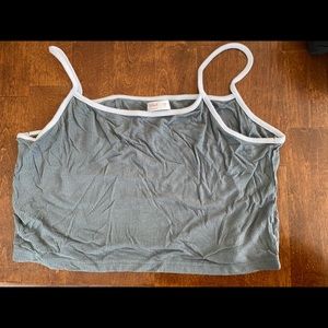 Green cami top